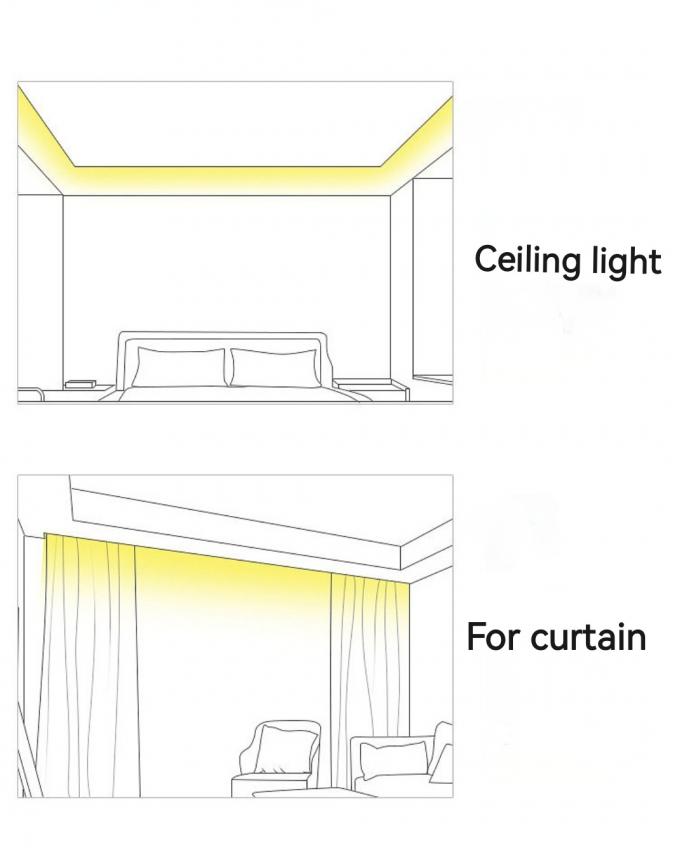 السحر التجاري COB شريط LED حلم كامل اللون DC 24V قابل للتوجيه 11